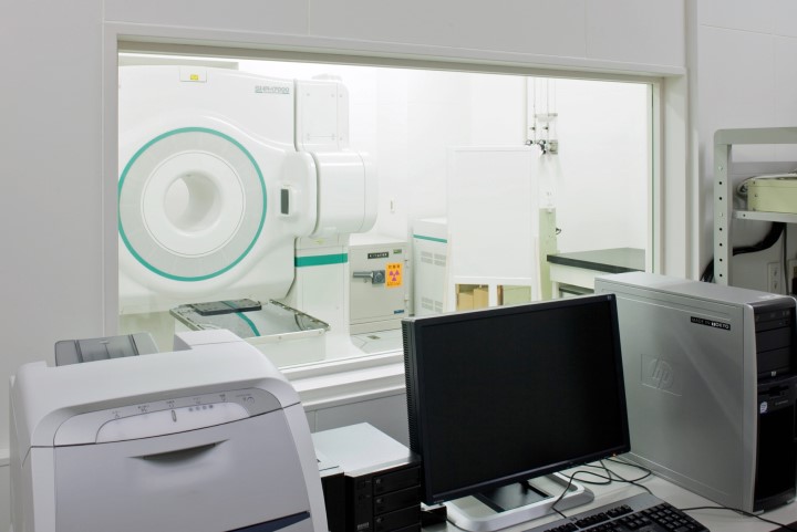 photo of radiation laboratory window