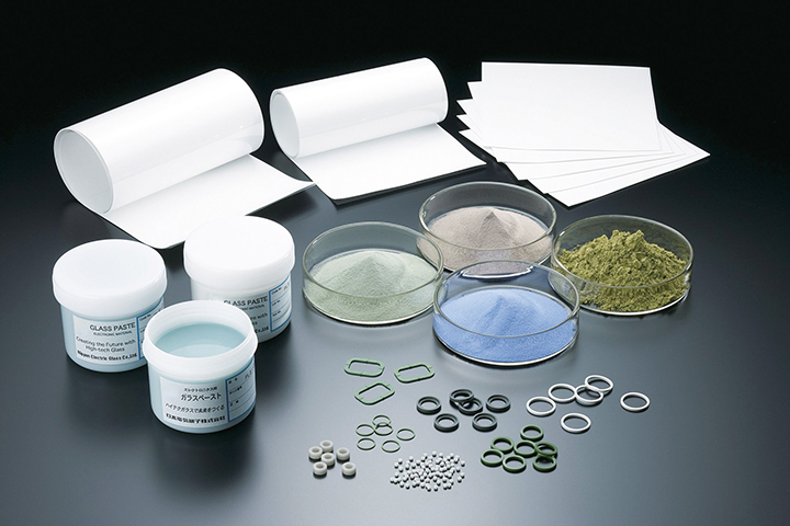 photo of powder glass for automotive sensors