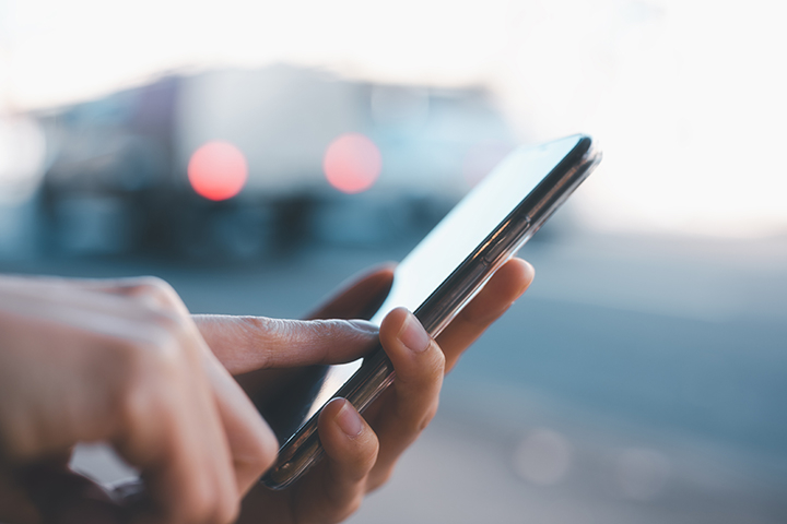photo of a smartphone housing