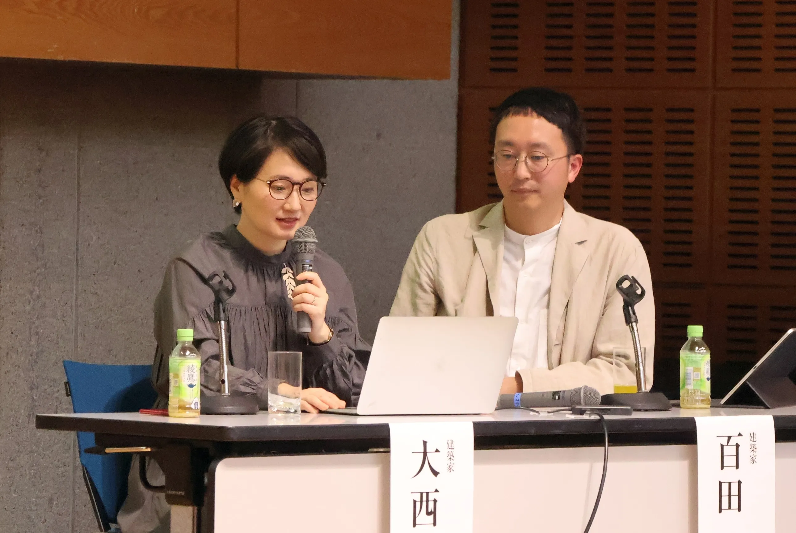 左：大西麻貴氏、右：百田有希氏