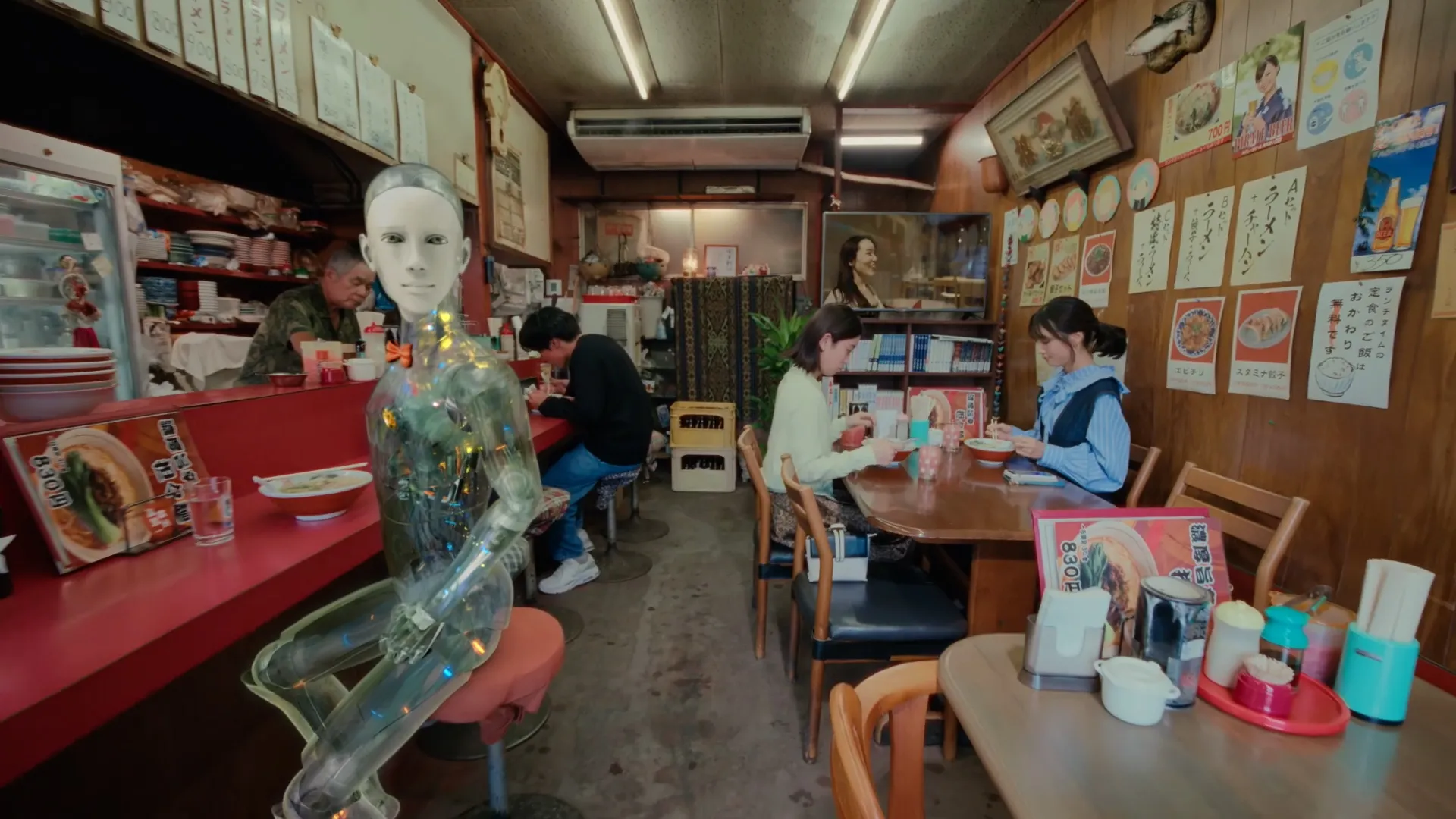 CMの一場面です。