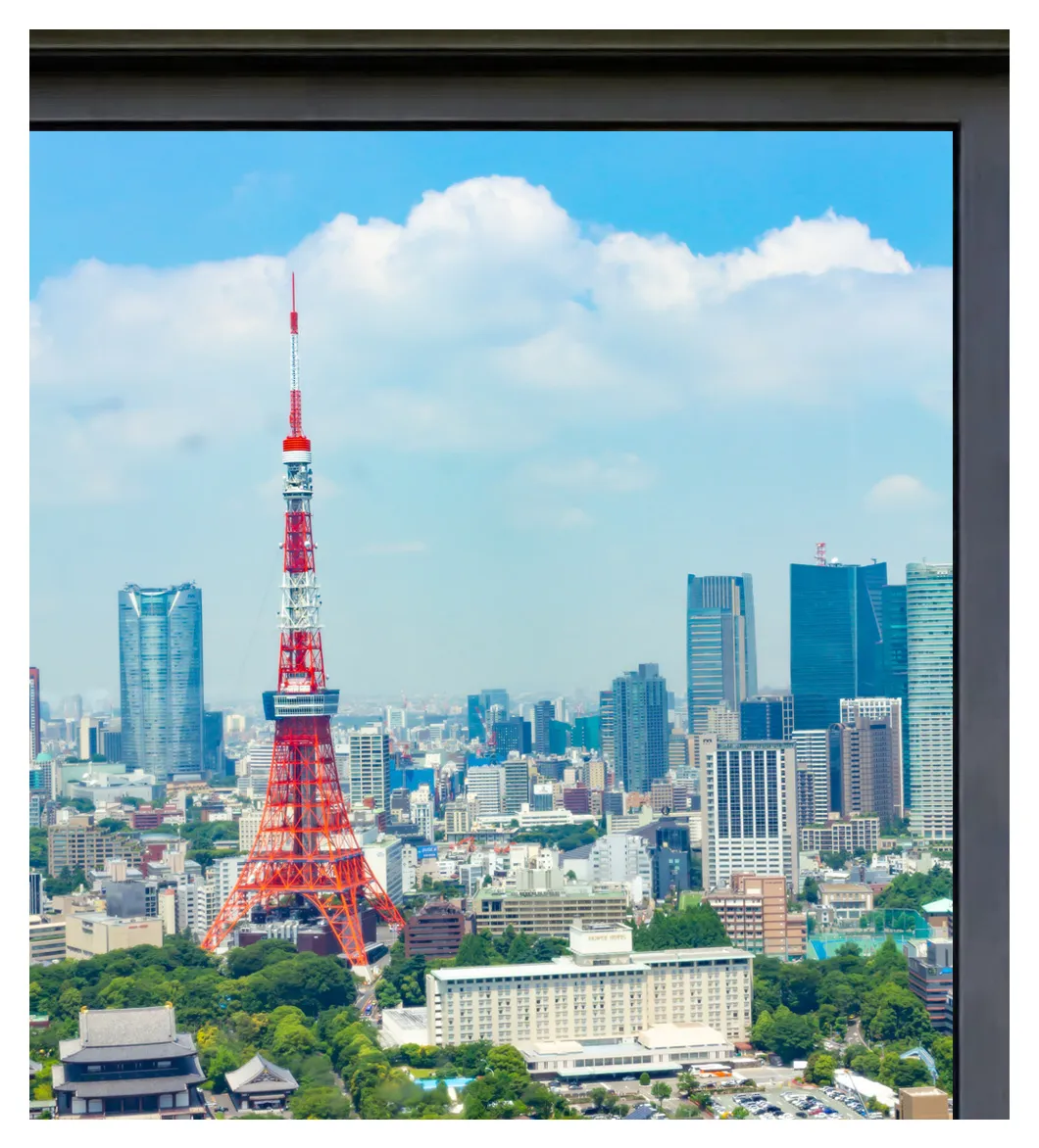 ファイアライト越しの風景
