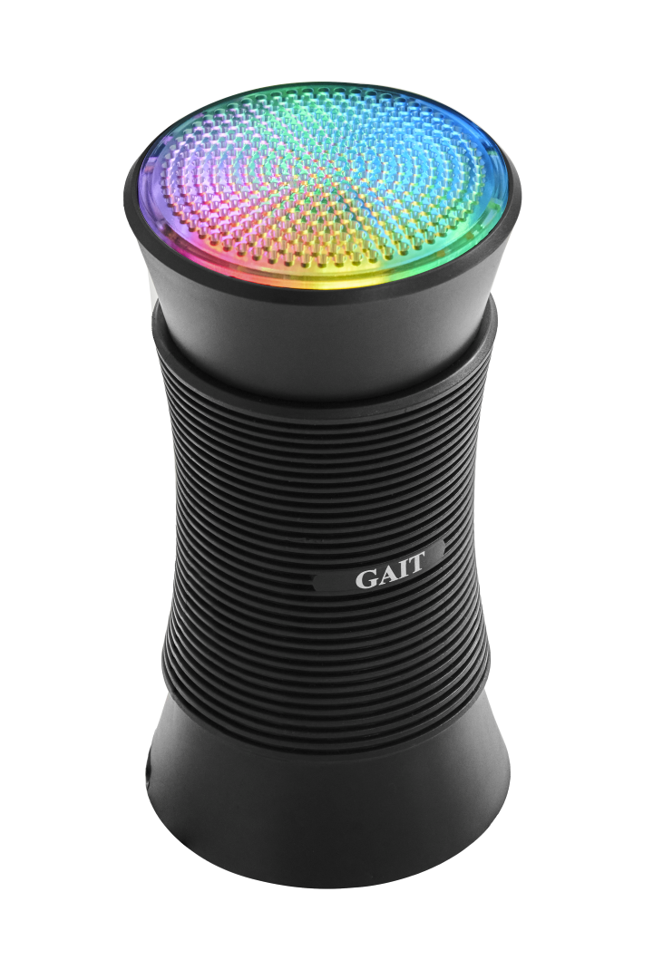 photo of an LED speaker