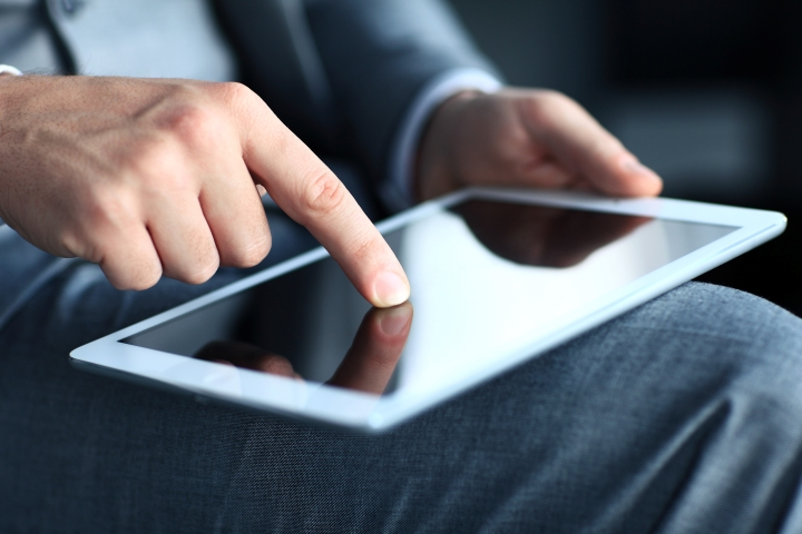 photo of a tablet