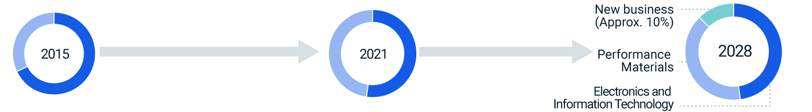 figure of Vision for Business Portfolio Transformation