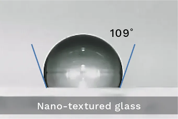 photo of nano-textured glass