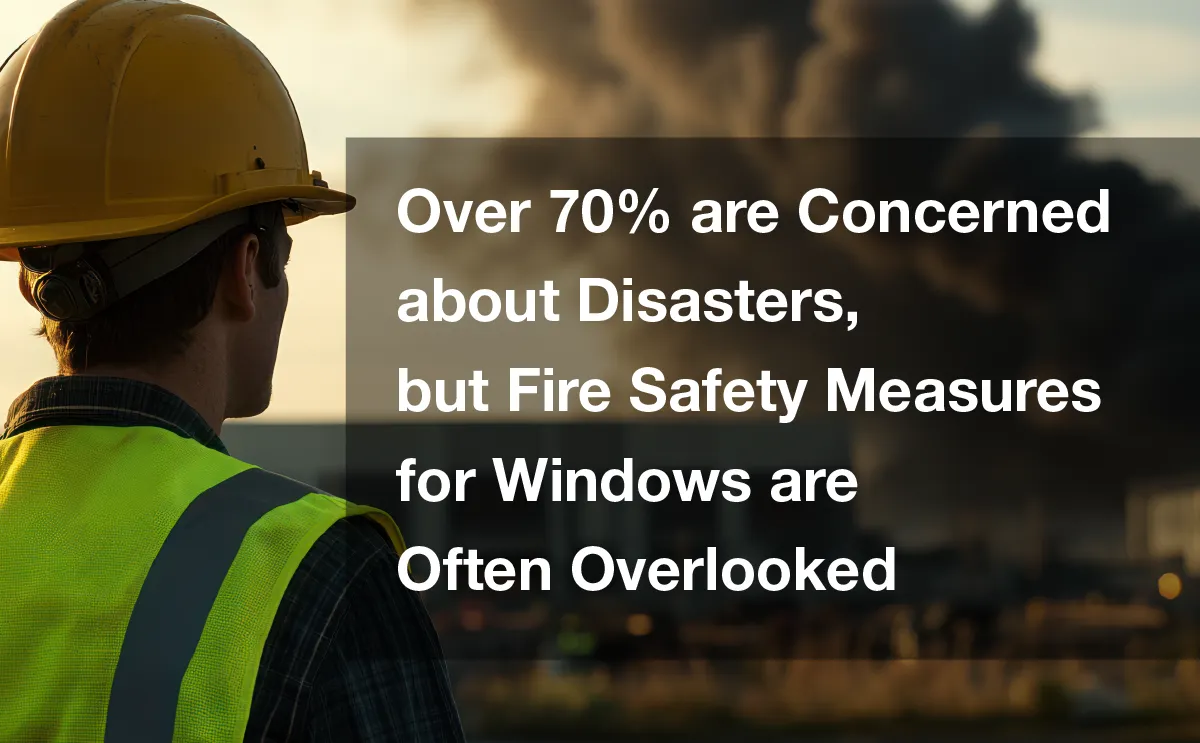 Over 70% are Concerned about Disasters, but Fire Safety Measures for Windows are Often Overlooked
