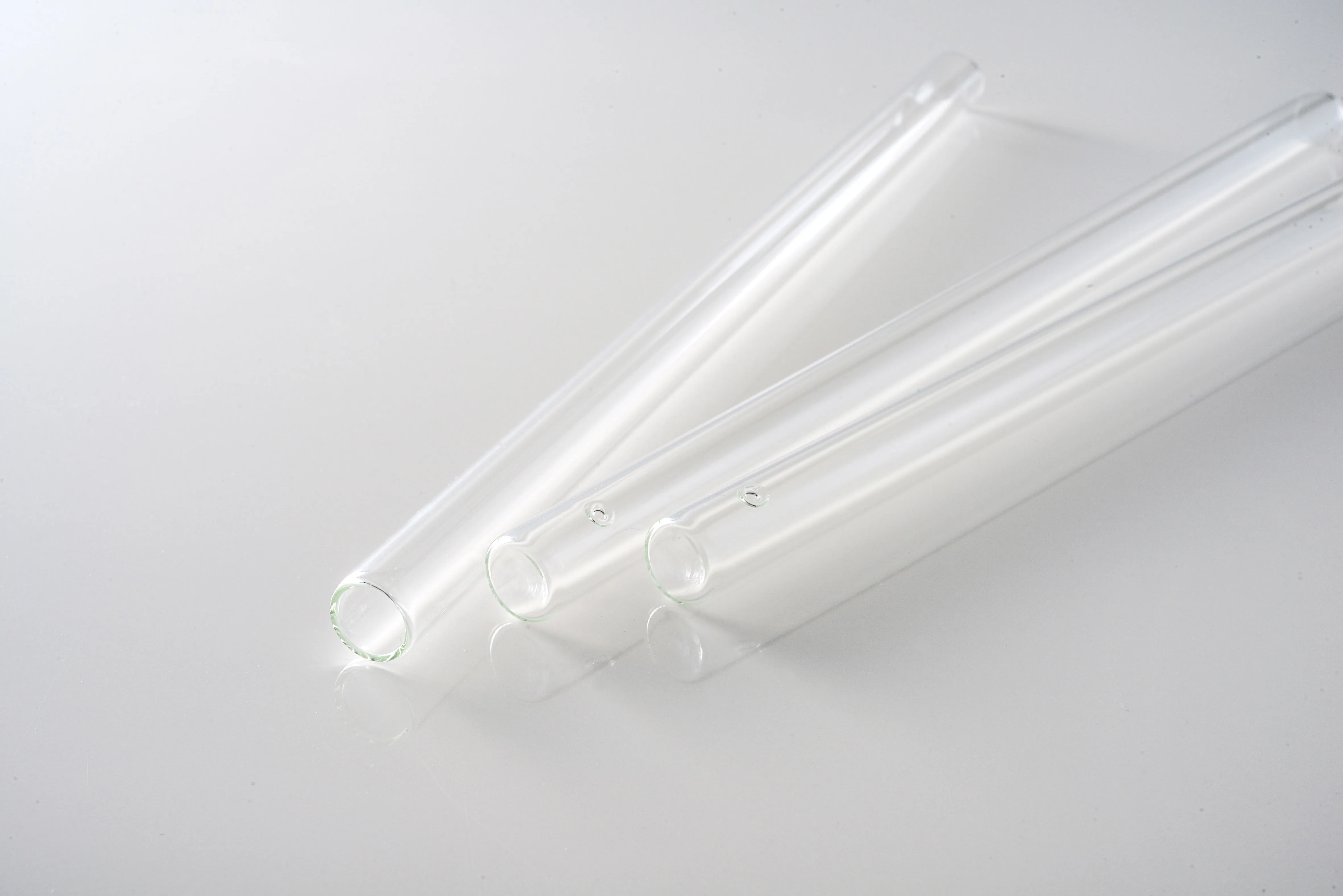 Colorless tranparent glass tubing, BS