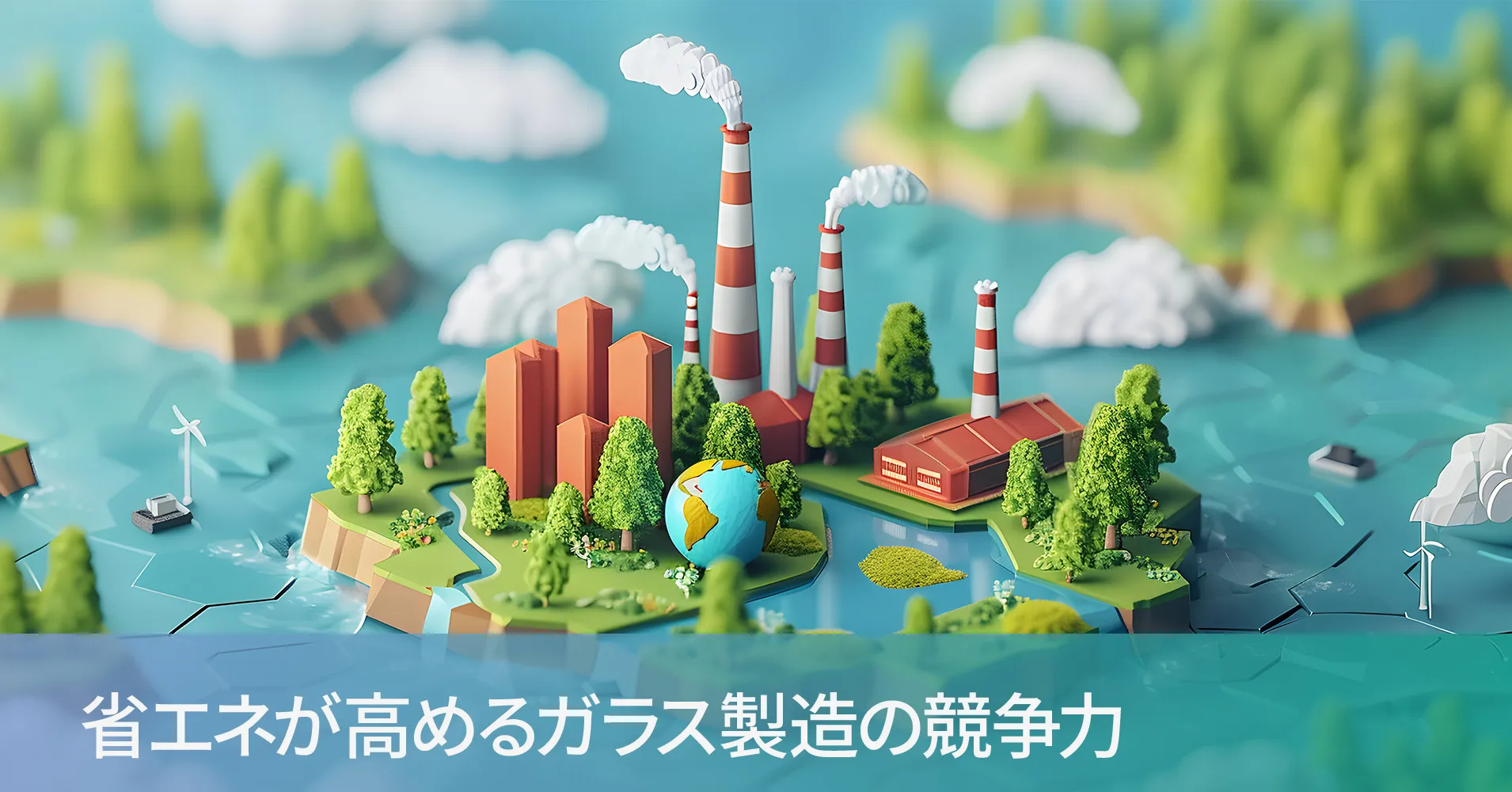 湖岸のたつ工場のイメージ