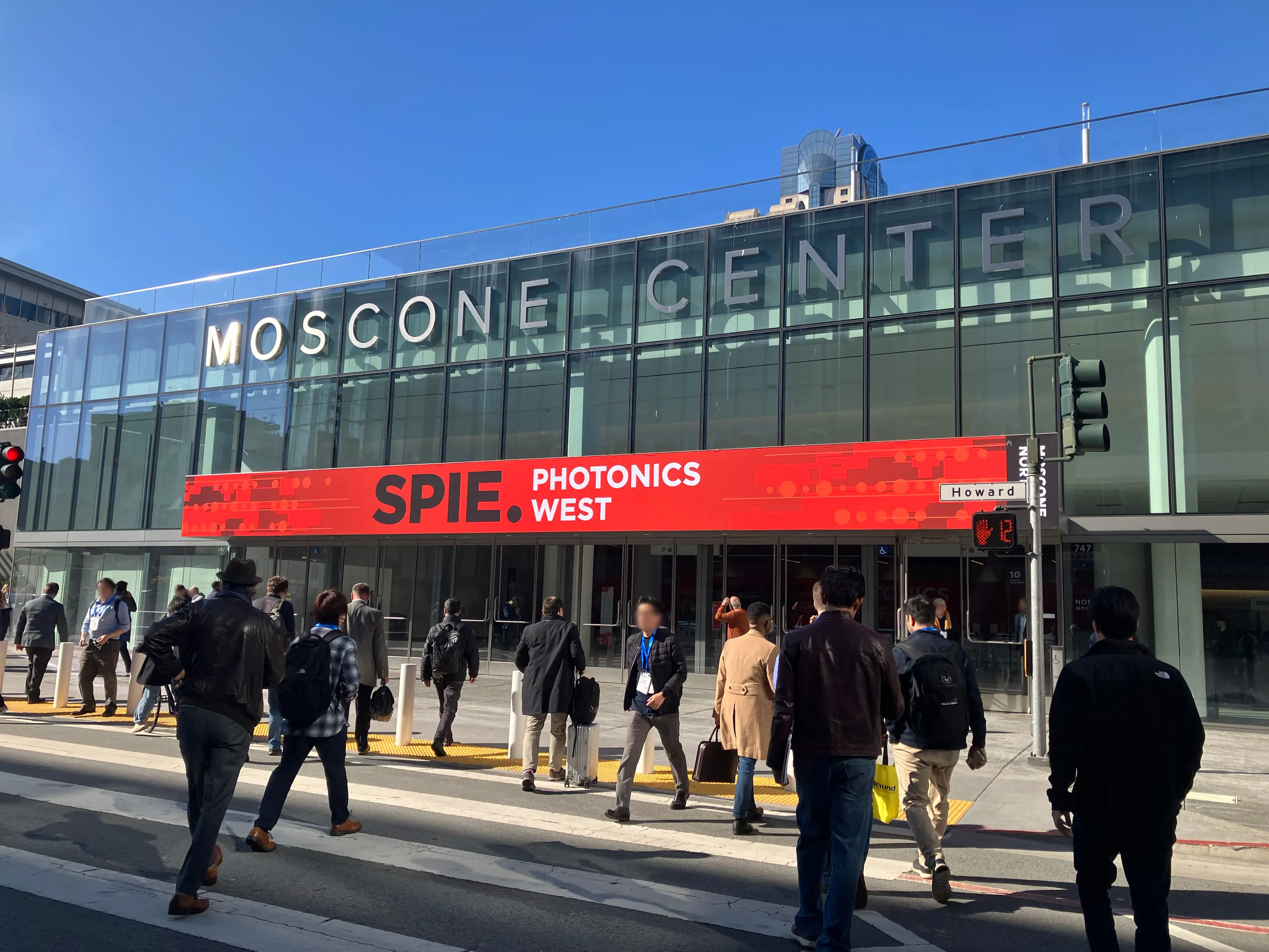 Photonics Westの会場の入り口